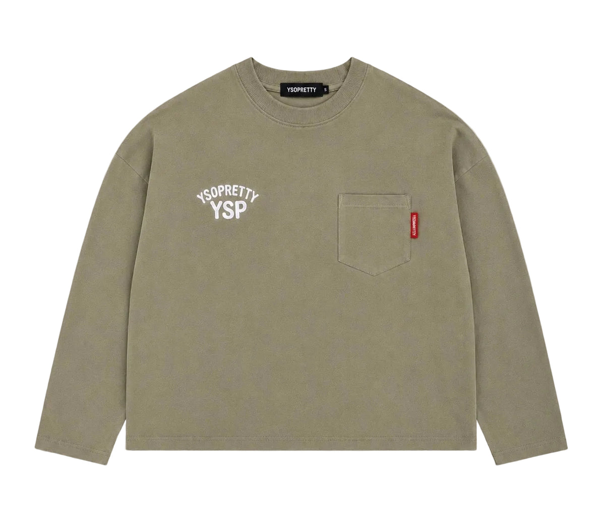 YSP YOU REALLY FLY LONG SLEEVE TEE — KHAKI